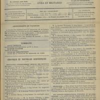 0837 - Page 829 - Sommaire / Chronique et nouvelles scientifiques. Association d'enseignement médical des hôpitaux de Paris / Statistique / Nécrologie / XIVe Congrès international d'hygiène et de démographie