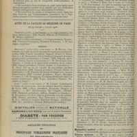 0858 - Page 850 - Formulaire. Traitement de la goutte atonique / Actes de la Faculté de médecine de Paris du 29 juin au 4 juillet 1908. Thèses / Articles originaux des principales publications françaises et étrangères. Boston medical and surgical Journal / Montpellier médical / Tribune médicale