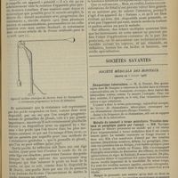 0927 - Page 919 - Les mouvements actifs avec résistances progressives ; par M. Paul de Champtassin / Sociétés savantes. Société médicale des hôpitaux. (Séance du 3 juillet 1908). Rhumatisme tuberculeux. M. A. Poncet / Maladie du sommeil à forme médullaire. Troubles mentaux et paraplégie guéris par l'atoxyl. MM. Nattan-Larrier et Sézary / Sporotrichose nodulaire disséminée à forme fébrile sporo-agglutination positive. MM. L. Brodier et Fage