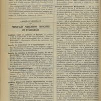 0934 - Page 926 - Chronique et nouvelles scientifiques. Chemins de fer de Paris-Lyon-Méditerranée / Articles originaux des principales publications françaises et étrangères. Académie royale de médecine de Belgique / Annales de dermatologie et de syphiligraphie / Annales des maladies de l'oreille, du larynx, du nez et du pharynx / Annales médico-psychologiques / Archives d'électricité médicale expérimentales et cliniques / Archiv für Kinderheilkunde / Archives générales de médecine / Deutsche medizinische Wochenschrift. (Voir la suite, p. 933)