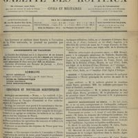 0945 - Page 937 - Sommaire / Chronique et nouvelles scientifiques. Hôpitaux de Province / Guerre / Marine / Institut orthopédique de Berck