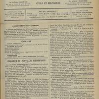 0961 - Page 961 - Sommaire / Chronique et nouvelles scientifiques. Distinctions honorifiques / Guerre / Médaille des épidémies / Hôpital maritime de Berck-sur-Mer