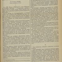0963 - Page 963 - Revue générale. Étude clinique de la méningite saturnine ; par M. Marcel Pinard. II. Méningite saturnine latente