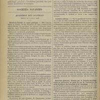 0968 - Page 968 - Revue générale. Étude clinique de la méningite saturnine ; par M. Marcel Pinard. IV. Associations morbides de la méningite saturnine / Sociétés savantes. Académie des sciences. (Séance du 6 juillet 1908). Batellerie fluviale et santé publique. MM. Chantemesse et Pomès / Académie de médecine. (Séance du 15 juillet 1908). La tuberculose chez les ouvriers raffineurs. M. Netter, sur un travail de MM. Bernheim et Dieupart / L'artério-sclérose. M. Huchard / Résultats généraux obtenus par la broncho-oesophascopie en particulier au point de vue de l'extraction des corps étrangers des bronches et de l'oesophage. M. Guisez...