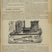 0991 - Page 991 - Sociétés savantes. Académie de médecine. (Séance du 21 juillet 1908). De l'emploi des arsenicaux en viticulture. M. Cazeneuve / Appareils nouveaux. Courant enallaxotone obtenu par le rhéostat enallax-ohm du Docteur Nicolétis