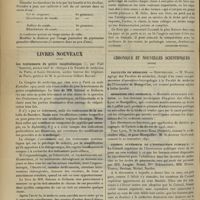0992 - Page 992 - Formulaire. Traitement de la migraine arthritique / Livres nouveaux. Les traitements du goitre exophtalmique, par Paul Sainton... et Louis Delherm..., préface de M. le Professeur Gilbert Ballet. [Pr G. Ballet] / La pratique de la médecine, par W. Osler, traduction française sur la 6e édition, par Salomon et Lazard. [Courtois-Suffit] / Chronique et nouvelles scientifiques (suite). Facultés de médecine / Ministère de l'intérieur / Conseil supérieur de l'instruction publique / L'hygiène des stations balnéaires