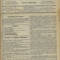 0997 - Page 997 - Sommaire / Chronique et nouvelles scientifiques. Hôpitaux d'Oran / Distinctions honorifiques / Congrès français de médecine / Association française d'urologie