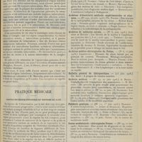 1007 - Page 1007 - Sur la tuberculose inflammatoire ; par le Professeur A. Poncet / Pratique médicale. Gastro-entérite infantile et reprise du lait / Articles originaux des principales publications françaises et étrangères. Annales d'hygiène publique et de médecine légale / Archives d'électricité médicale expérimentales et cliniques / Archives de médecine navale / Archives médico-chirurgicales du Poitou / Bulletin général de thérapeutique / Bulletin médical / Pédiâtrie pratique / Pester medizinisch = chirurgische Presse