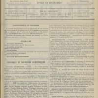 1021 - Page 1021 - Sommaire / Chronique et nouvelles scientifiques. Facultés de médecine / Guerre / Association d'enseignement médical des hôpitaux / Physiothérapie / Institut orthopédique de Berck-sur-Mer / Cours spécial