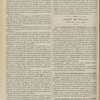 1040 - Page 1042 - Sociétés savantes. Société de neurologie. (Séance supplémentaire du 23 juillet 1908). Fin de la discussion sur l'aphasie / Société de biologie. (Séance du 26 juillet 1908). Sur la coaggulatination du méningocoque et du gonocoque / Sur les précipitines méningococciques et gonococciques. MM. Dopter et R. Koch / Etat de l'hypophyse, des surrénales et des ovaires dans l'épilepsie. MM. H. Claude et A. Schmiergeld