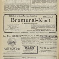 1104 - Page 1106 - Articles originaux des principales publications françaises et étrangères. Boston medical and surgical Journal / Archives médico-chirurgicales du Poitou / Centralblatt fur innere Medizin / Pester medizinisch = chirurgische Presse