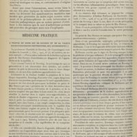 1142 - Page 1144 - Tuberculose inflammatoire. Un cas de rhumatisme tuberculeux articulaire et abarticulaire ; par M. Jean Rhenter... (Travail de la clinique chirurgicale de M. le Professeur Poncet) / Médecine pratique. A propos du signe dit de Rovsing et de sa valeur dans le diagnostic différentiel de l'appendicite