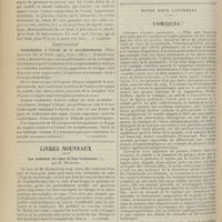 1158 - Page 1160 - Analyse. Obstétrique. Un cas de grossesse extra-utérine à terme, avec délivrance opératoire. (A. L. Blesh et Horace Reed. Journ. Amer. med. Assoc...). [F. Gardner] / Toxicologie. Contribution à l'étude de la merphinomanie. (René Lefèvre. Th. de Paris...). [V. Gardette] / Livres nouveaux. Les maladies du coeur et leur traitement, par H. Huchard. [L. Gayard] / Traité pratique d'hypnotisme et du suggestion thérapeutique, par Gérard Bourret. [L. Alquier] / Notes pour l'internat. Vomiques