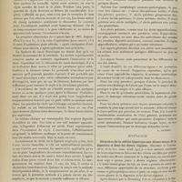 1170 - Page 1172 - Analyses. Chirurgie. Chirurgie du canal thoracique. (Henry P. De Forest. Annals of Surgery...). [F. Gardner] / L'abcès pelvien appendiculaire. (Marcel Sénéchal. Th. de Paris...). [L. Gayard] / Histologie. Structure de la cellule hépatique aux divers temps de la digestion et dans les divers régimes. (Gilbert et Jonnes. Mém. de la Soc. anat...). [L. Alquier]