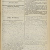 1171 - Page 1173 - Analyses. Histologie. Structure de la cellule hépatique aux divers temps de la digestion et dans les divers régimes. (Gilbert et Jonnes. Mém. de la Soc. anat...). [L. Alquier] / Formulaire. Posologie du suc gastrique dans la gastro-entérite chronique des nourrissons / Livres nouveaux. La gastrectomie. Histoire et méthodes opératoires, par A. Monprofit. [Ét. le Sourd] / Consultations et formulaire de thérapeutique obstétricale. [année 1908], par les Docteurs P. Rudaux... et P. Cartier... [Burnier] / Eléments de jurisprudence médicale à l'usage des médecins, par E.-H. Perreau..., avec une préface du Docteur Lande... [A. Gaullieur L'Hardy]