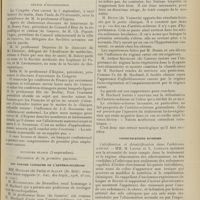 1213 - Page 1215 - Congrès français de médecine. (Xe session). [Genève, 3-5 septembre 1908]. Séance d'inauguration / Deuxième séance (3 septembre). Discussion de la première question. Les formes cliniques de l'altério-sclérose. MM. Huchard... et Jaquet... résultment leur rapports (v. Gaz. des hôpit...) / Communications diverses. Calcification et décalcification dans l'athérosme artériel. MM. M. Loeper et X. Gourand