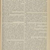 1217 - Page 1219 - Congrès français de médecine. (Xe session). [Genève, 3-5 septembre 1908]. Séance d'inauguration. Deuxièmes question. Pathogénie des états neurasthéniques. Discussion. M. Bernheim / Communicationss diverses. Comment meurent les pneumoniques âgéss (réactions leucocytairess et résistance cardique). MM. Etienne et Perrin... / Pression artérielle et artério-sclérose (Recherches cliniques et expérimentales sur les rapports. MM. G. Etienne et J. Parisot / La ponction lombaire dans les dermatoses prurigineuses. M. G. Thibierge... / Sur la pathogénie et le traitement des séborrhéides. M. H. Hallopeau...