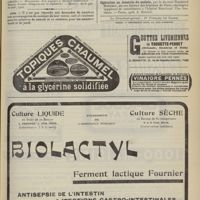 1269 - Page 1271 - Notes pour l'internat. Diagnostic des angines à fausses membranes / Avis / Bulletin bibliographique