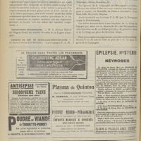1284 - Page 1286 - Chronique et nouvelles scientifiques. Les mesures préventives contre le choléra / Distinctions honorifiques / Chemins de fer de Paris-Lyon-Méditerranée