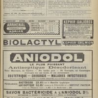 1305 - Page 1307 - Notes pour l'internat. Crosse de l'aorte. (A suivre)