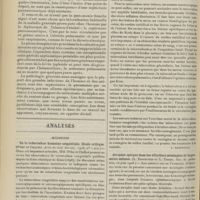 1326 - Page 1328 - Pneumococcémies avec localisation pulmonaire tardive. Origine sanguine de la pneumonie franche aiguë ; par MM. A. Lemierre, P. Abrami et E. Joltrain / Analyses. Médecine. De la tuberculose humaine congénitale. Etude critique. (Péhu et Chalier. Arch. de méd. des enf...). [L. Babonneix] / Atrophie optique dans les affections méningées de la première enfance. (L. Babonneix et L. Tixier. Soc. de pédiatrie...). [L. Gayard]