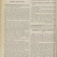 1328 - Page 1330 - Analyses. Hygiène publique. La suppression des quarantaines. (M. Remlinger. L'hygiène générale et appliquée...). [L. Gayard] / Livres nouveaux. Prophylaxie internationale et nationale, par le Docteur Paul Faivre... [L. Gayard] / Les ferments métalliques et leur emploi en thérapeutique, par Albert Robin... [A. Gaullieur l'Hardy] / Chronique et nouvelles scientifiques (suite). Guerre