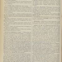 1332 - Page 1334 - Chronique et nouvelles scientifiques. XXIe Congrès français de chirurgie (du 5 au 10 octobre 1908, à Paris) / IIIe Congrès pour l'Assistance des aliénés / Faculté de médecine de Paris / Collége de France / Nécrologie / Chemins de fer de Paris-Lyon-Méditerranée