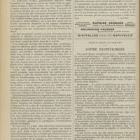 1374 - Page 1378 - Pratique médicale. Les alcalins et l'hyperchlorhydrie ; par M. Roussel / Livres nouveaux. Psychologie des neurasthéniques, par P. Hartemberg. [L. Alquier] / Notes pour l'internat. Goitre exophtalmique