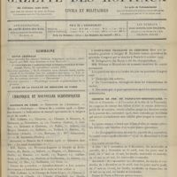 1377 - Page 1381 - Sommaire / Chronique et nouvelles scientifiques. Hôpitaux de Paris / L'Association française de chirurgie / Chemins de fer de Paris-Lyon-Méditerranée