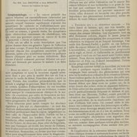 1415 - Page 1419 - Revue générale. Cancer primitif des canaux biliaires. [Hépatique. Cystique. Cholédoque] ; par MM. Jean Rhenter et Jean Rebattu... IV. Symptomatologie