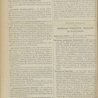 1438 - Page 1442 - Chronique et nouvelles scientifiques. L'application du nouveau codex ajournée au 15 mai 1909 / Solidarité professionnelle / Les obsèques du Professeur Berger / Monument Victor Cornil / Clinique des maladies mentales / Hôpital Saint-Antoine / Articles originaux des principales publications françaises et étrangères. Medizinische Blaetter / Münchener medizinische Wochenschrift / Therapie der Gegenwart / Tribune médicale