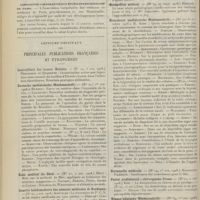 1450 - Page 1454 - Chronique et nouvelles scientifiques. Hôpital Lariboisière / Association corporative des étudiants en médecine de Paris / Articles originaux des principales publications françaises et étrangères. Centralblatt fur innere Medizin / Deutsche medizinische Wochenschrift / Écho médical du Nord / Gazette hebdomadaire des sciences médicales de Bordeaux / Journal de médecine de Bordeaux / Lyon médical / Medizinische Blaetter / Montpellier médical / Münchener medizinische Wochenschrift / Normandie médicale / Pester medizinisch = chirurgische Presse / Wiener klinische Wochenschrift