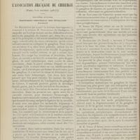 1456 - Page 1460 - Revue générale. Les hémorragies occultes du tube digestif ; par M. Fernand Lévy... / XXIe Congrès de l'Association française de chirurgie. [Paris, 5-10 octobre 1908]. Troisième question. Traitement chirurgical des névralgies faciales