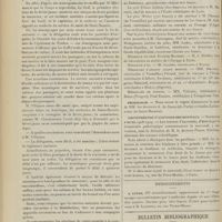 1462 - Page 1466 - Chronique et nouvelles scientifiques. L'enquête parlementaire sur la fièvre jaune / Société centrale de médecine vétérinaire / Nécrologie / Amphithéâtre d'anatomie des hôpitaux / Renseignements / Bulletin bibliographique