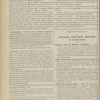 1486 - Page 1490 - Chronique et nouvelles scientifiques. La maison du médecin / Statistique / Hôpital « Accidents du travail » (136, rue Championnet) / Articles originaux des principales publications françaises et étrangères. Académie royale de médecine de Belgique / Archives des maladies de l'appareil digestif et de la nutrition / Archives médico-chirurgicales du Poitou / Archives de médecine navale / Bulletin général de thérapeutique