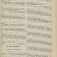 1493 - Page 1497 - XXIe Congrès de l'Association française de chirurgie. [Paris, 5-10 octobre 1908]. Questions diverses. (A suivre) / Sociétés savantes. Société de chirurgie. (Séance du 28 octobre 1908). La tarsalgie / Diverses observations chirurgicales. M. Faure, observations adressées par M. Lop...
