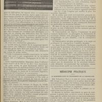 1515 - Page 1519 - Constipation et sécrétion biliaire ; par M. le Docteur Nepper / Médecine pratique. La morphine dans le traitement de la coqueluche