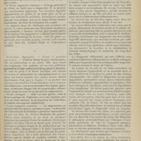 1525 - Page 1529 - Revue générale. Les abcès symptomatiques du cancer du gros intestin. (Rectum excepté) ; par M. C. Thévenet... IV. Signes et formes cliniques / V. Evolution. Pronostic / VI. Diagnostic
