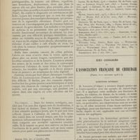 1526 - Page 1530 - Revue générale. Les abcès symptomatiques du cancer du gros intestin. (Rectum excepté) ; par M. C. Thévenet... VI. Diagnostic / VII. Traitement / XXIe Congrès de l'association française de chirurgie. [Paris, 5-10 octobre 1908]. Questions diverses. M. Sabadini...