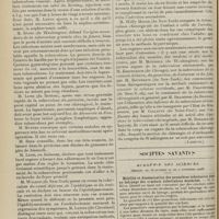 1540 - Page 1544 - Congrès international de la tuberculose. (Washington, 21 septembre-12 octobre 1908). Section de chirurgie et d'orthopédie. (A suivre) / Sociétés savantes. Académie des sciences. (Séances du 26 octobre et du 2 novembre 1908). Mobilité et dissémination des poussières infectantes dues au balayage des crachats tuberculeux desséchés. M. G. Küss