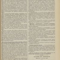 1575 - Page 1579 - Sociétés savantes. Société médicale des hôpitaux. (Séance du 13 novembre 1908). Ictère grave infectieux par rétention avec oligurie et urémie sèche avec azotémie. Perméabilité absolue des voies biliaires. Hyperplasie des cellules hépatiques. MM. Widal et Abrami / Des variations du poids dans la fièvre typhoïde ; influence de la rétention de l'eau pendant la fièvre. MM. M. Garnier et G. Sébaréanu / Un cas de paraplégie au cours du traitement antirabique. M. Simonin / Méningite à pneumocoque à caractères particuliers. MM. Méry et Parturier / Paralysie générale infantile. M. Léon Kuidberg / Société de chirurgie. (Séance du 11 novembre 1908). Traitement de la névralgie faciale. M. Ricard, après avoir félicité M. Morestin
