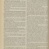 1576 - Page 1580 - Sociétés savantes. Société de chirurgie. (Séance du 11 novembre 1908). Traitement de la névralgie faciale. M. Ricard, après avoir félicité M. Morestin / Traitement des fistules vésico-vaginales. M. Ricard, sur deux observations de fistule vésico-vaginale, opérées et guéries par M. Rastouil... / Cystectomie totale pour papillomes multiples de la vessie. M. F. Legueu, une observation de M. Marion / Deux observations de pyélotomie pour calculs du rein. M. F. Legueu, sur deux observations de M. Marion