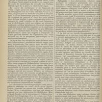 1598 - Page 1602 - Revue générale. De l'obstruction biliaire ; par M. Chiray... I. Etiologie / II. Pathogénie