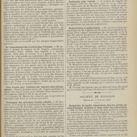 1611 - Page 1615 - Sociétés savantes. Société de chirurgie. (Séance du 18 novembre 1908). De l'abouchement des uretères dans l'intestin. M. Auvray, à propos du rapport de M. Legueu / Voies d'accès pour l'ablation des tumeurs naso-pharyngiennes. M. Chaput / Traitement des névralgies faciales rebelles. M. Souligoux / Pathogénie de la tarsalgie. M. Poncet, une réponse au dernier discours de M. Kirmisson / Pyélotomie pour calculs. M. Legueu / Néphrectomie et splénectomie. M. Chaput, une observation de M. Caplesco... / Société de biologie. (Séance du 21 novembre 1908). Recherches du bacille tuberculeux dans les cavités nasales d'hommes normaux et dans celles des tuberculeux. MM. Le Noir et Jean Camus