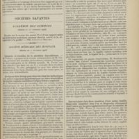 1645 - Page 1649 - Médecine pratique. A propos du pyramidon contre les douleurs fulgurantes du tabes ; par M. Milian... / Sociétés savantes. Académie des sciences. (Séance du 23 novembre 1908) / Société médicale des hôpitaux. (Séance du 27 novembre 1908). Ichtyose et troubles de la sécrétion thyroïdienne. M. Variot, à propos de la récente communication de M. Vincent / Quelques faits biologiques observés chez des épileptiques à la suite d'injections hypodermiques ou intra-musculaires du liquide céphalo-rachidien d'origine hétéro comitiale. M. J. Roubinovitch / Sporotrichose chez deux membres d'une même famille. Diagnostic immédiat chez l'un et diagnostic rétrospectif chez l'autre par la sporo-agglutination et par la réaction de fixation. MM. Widal et Joltrain