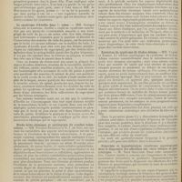 1646 - Page 1650 - Sociétés savantes. Société médicale des hôpitaux. (Séance du 27 novembre 1908). Sporotrichose chez deux membres d'une même famille. Diagnostic immédiat chez l'un et diagnostic rétrospectif chez l'autre par la sporo-agglutination et par la réaction de fixation. MM. Widal et Joltrain / Le syndrome d'Avellis dans le tabes. MM. Georges Guillain et Laroche / Etude histo-chimique et cytologique du crachat tuberculeux. MM. Fernand Bezançon et S. I. de Jong / Evolution du syndrome de Stokes-Adams. MM. Vaquez et Esmein / Stéarrhée et hypostéatolyse (syndrome coprologique) dans le diagnostic des affections des voies biliaires et pancréatique. M. René Gaultier