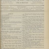1653 - Page 1657 - Sommaire / Chronique et nouvelles scientifiques. Hôpitaux de Paris / Faculté de médecine de Paris / Distinctions honorifiques. (Voir la suite des nouvelles, p. 1664)