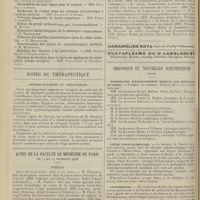 1686 - Page 1690 - Sociétés savantes. Société de biologie. (Séance du 5 décembre 1908) / Notes de thérapeutique. Artério-sclérose et présclérose / Actes de la Faculté de médecine de Paris du 14 au 19 décembre 1908. Thèses / Chronique et nouvelles scientifiques (suite). Association d'enseignement médical des hôpitaux de Paris / Cours d'ophtalmologie / Conférences