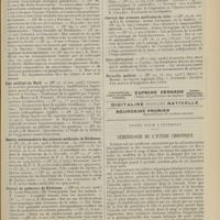 1697 - Page 1701 - Articles originaux des principales publications françaises et étrangères. Bulletins et mémoires de la Société anatomique de Paris / Bulletin général de thérapeutique / Bulletin médical / Écho médical du Nord / Gazette hebdomadaire des sciences médicales de Bordeaux / Journal de médecine de Bordeaux / Journal de médecine et de chirurgie pratiques / Journal des praticiens / Journal des sciences médicales de Lille / Lyon chirurgical / Marseille médical / Notes pour l'internat. Séméiologie de l'ictère chronique