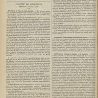 1708 - Page 1712 - Revue générale. De l'iléus biliaire ; par MM. Leriche... et G. Cotte... IV. Traitement / Sociétés savantes. Société de chirurgie. (Séance du 9 décembre 1908). Plaies de la rate, du rein, du foie. M. Auvray / Luxation externe complète de la rotule avec genu valgum. Transplantation du tendon du triceps et ostéotomie supra-condylienne du fémur. Guérison avec excellent résultat. M. Chaput / La teinture d'iode comme antiseptique cutané. M. Routier / Applications locales de chaleur et de lumière. M. Delorme / Election. M. Rochard